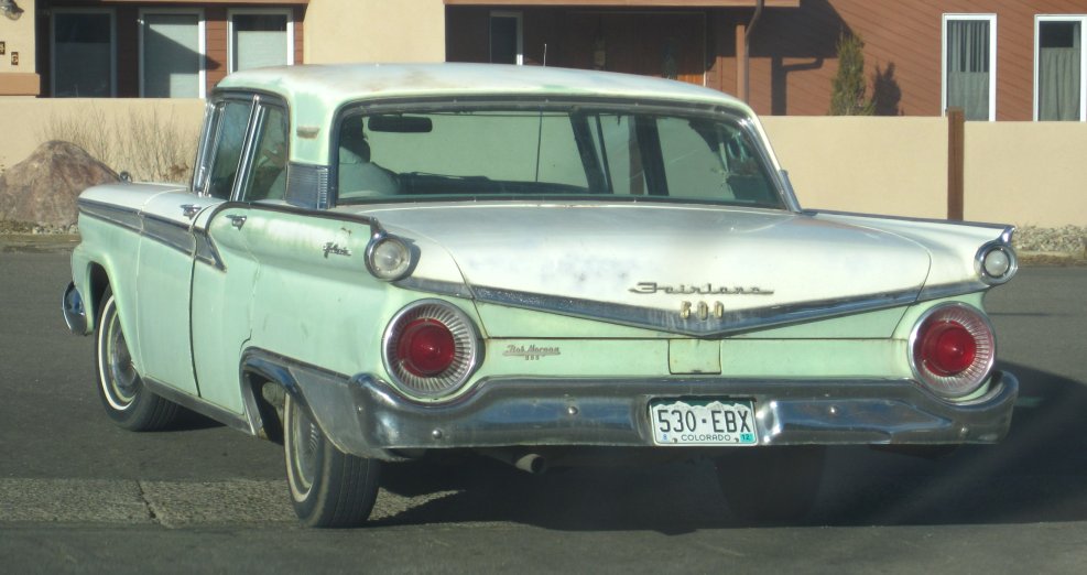 January 2012 Today I spotted a beautiful 1959 Ford Fairlane 500 Galaxie in
